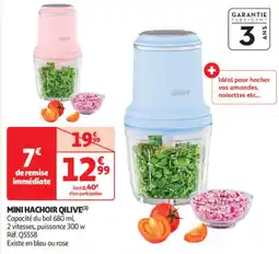 Auchan Drive Mini hachoir qilive offre