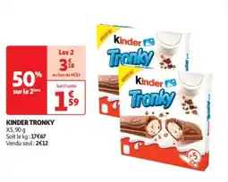 Auchan Drive Kinder tronky offre