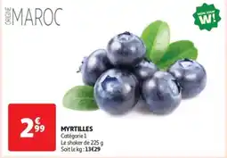 Auchan Drive Myrtilles offre