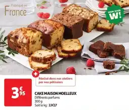 Auchan Drive Cake maison moelleux offre