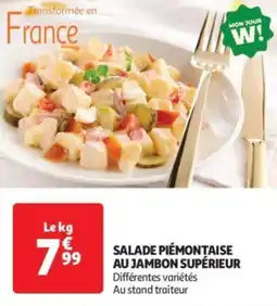 Auchan Drive Salade piemontaise au jambon supérieur offre