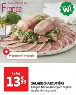 Auchan Drive Salade charcutière offre