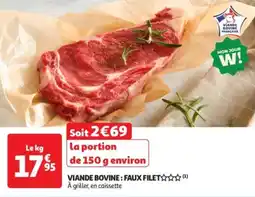 Auchan Drive Viande bovine faux filet offre