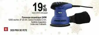 Tridôme Ponceuse Excentrique 240w Max offre