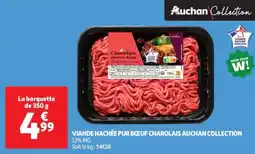 Auchan Drive Viande hachée pur bœuf charolais auchan collection offre