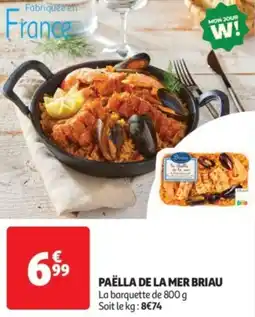 Auchan Drive Paëlla de la mer briau offre