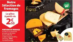 Auchan Drive Portions de fromage offre
