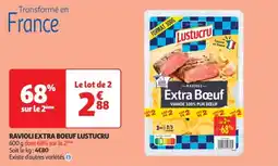 Auchan Drive Ravioli extra boeuf lustucru offre