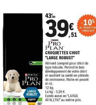 E.Leclerc Croquettes Chiot offre