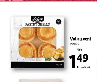 Lidl Vol Au Vent Deluxe offre