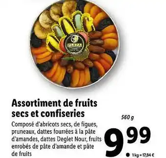 Lidl Assortiment De Fruits Secs Et Confiseries offre