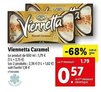 Lidl Viennetta Caramel offre