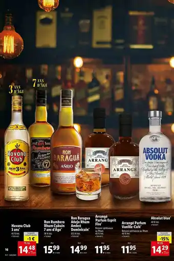 Lidl Havana Club 3 Ans, Ron Rumbero Rhum Cubain 7 Ans D'âge, Ron Baraguà Anejo Rhum Ambré Dominicain, Arrangé Parfum Esprit Fire, offre