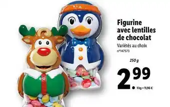 Lidl Figurine Avec Lentilles De Chocolat offre