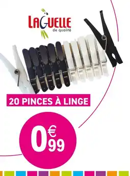 20 pinces à linge