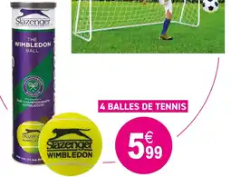 4 balles de tennis