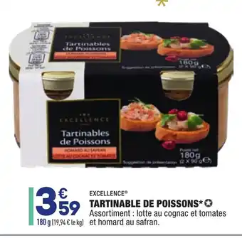 Tartinable de Poissons