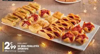 ALDI 32 Mini-feuilletés apéritifs offre