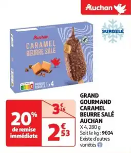 Auchan Drive Grand gourmand caramel beurre salé auchan offre
