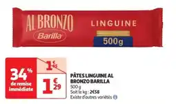 Auchan Drive Pâtes linguine al bronzo barilla offre