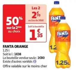 Auchan Drive Fanta orange offre