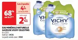 Auchan Drive Eau minérale naturelle gazeuse vichy celestins offre
