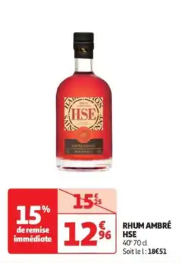 Rhum ambré hse