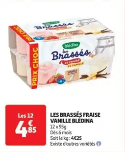 Auchan Drive Les brassés fraise vanille blédina offre