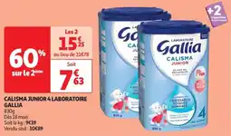 Calisma junior 4 laboratoire gallia