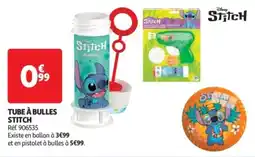 Auchan Drive Tube à bulles stitch offre