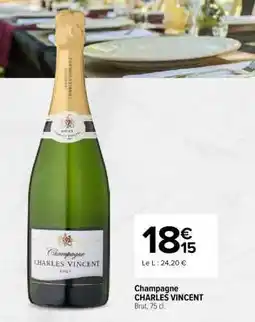 Carrefour Market Champagne CHARLES VINCENT offre