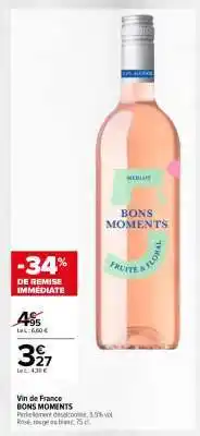 Carrefour Market BONS MOMENTS offre