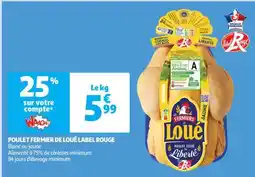 Auchan Poulet Fermier De Loué Label Rouge offre