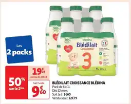 Auchan Blédilait Croissance Blédina offre