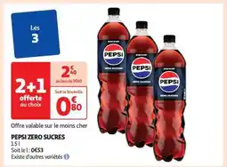 Auchan Pepsi Zéro Sucres offre