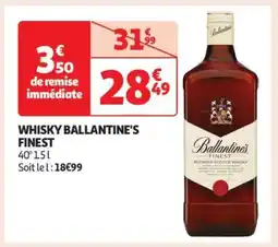 Auchan Whisky Ballantine's Finest offre