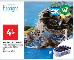 Auchan Moules De Corde offre