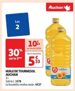 Auchan Huile De Tournesol Auchan offre