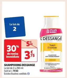 Auchan Shampooing Dessange offre