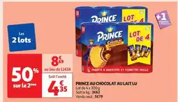 Auchan Prince Au Chocolat Au Lait Lu offre