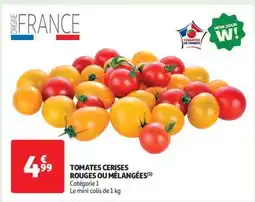 Auchan Tomates Cerises Rouges Ou Mélangées offre