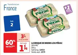 Auchan La Brique De Brebis Lou Pérac offre
