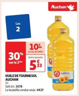 Auchan Huile De Tournesol Auchan offre