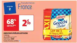 Auchan Gnocchi À Poêler Lustucru offre
