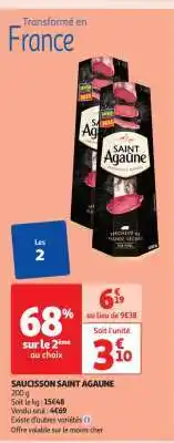 Auchan Saucisson Saint Agaune offre