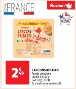 Auchan Lardons Auchan offre
