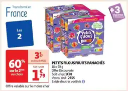 Auchan Petits Filous Fruits Panachés offre