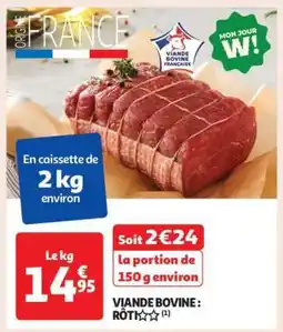 Auchan Viande Bovine : Rôti offre