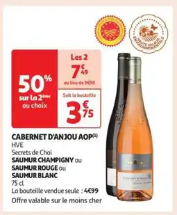 Auchan Cabernet D'anjou Aop offre