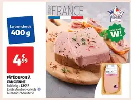 Auchan PÂTÉ DE FOIE À L'ANCIENNE offre